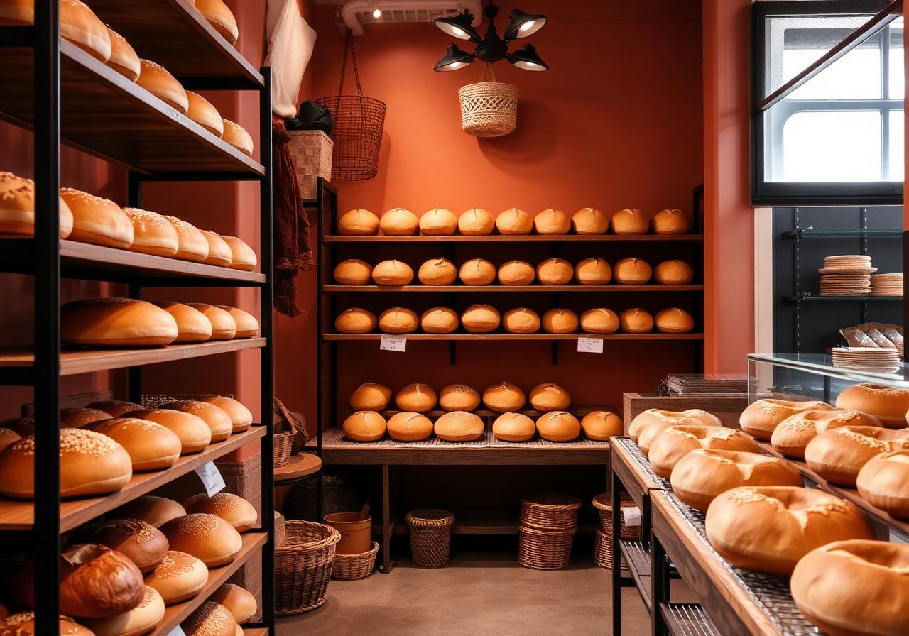 Inside the Rokhat Bakery bakery